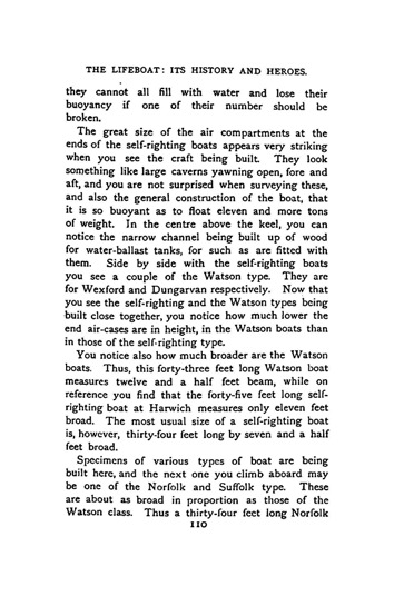 Text describing Watson boat construction details