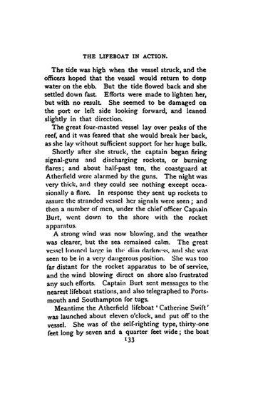 Text describing the SS Eider rescue operations